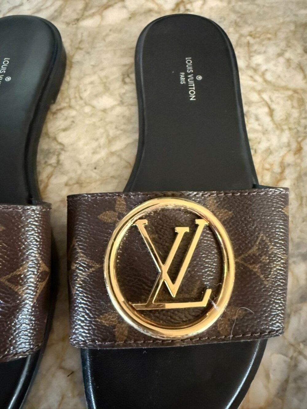 Louis Vuitton Lock It Flat Mules - Picture 4 of 7